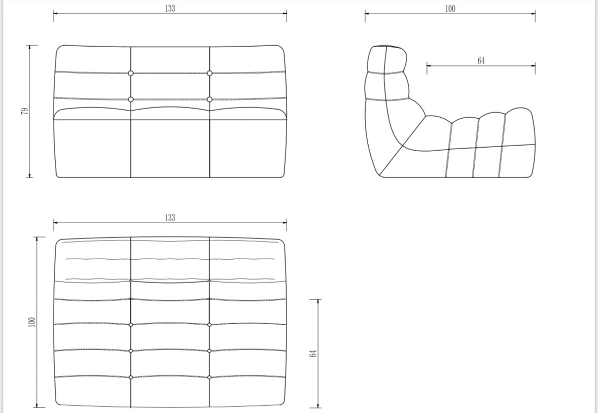 Russo2 Love seat