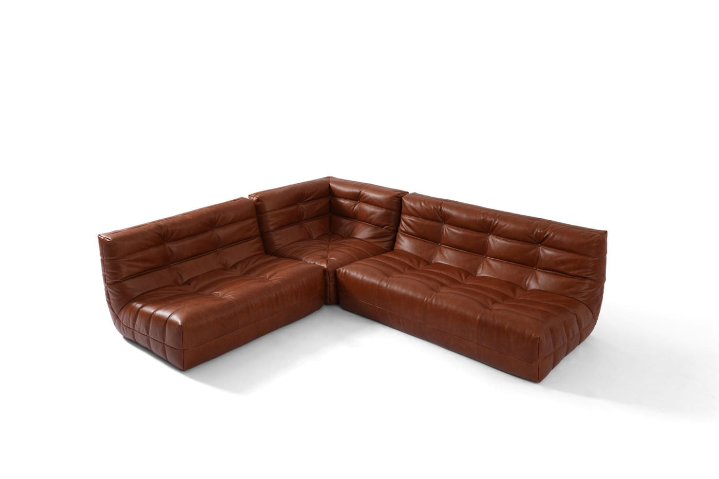 Russo2 Sofa in Soft Vintage leather (3 Piece set)